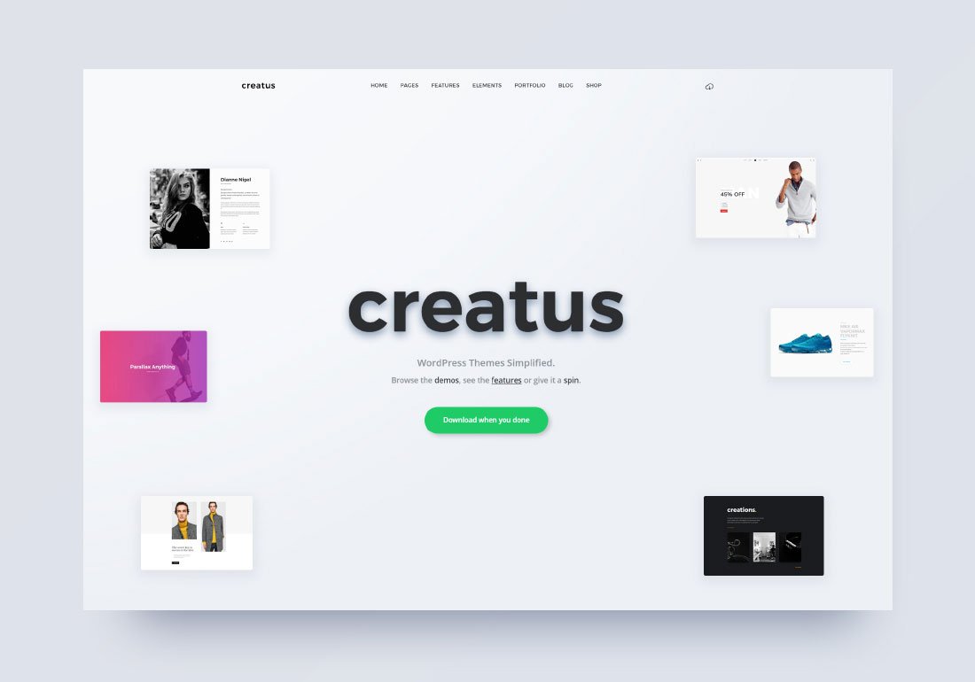 Creatus WordPress Theme