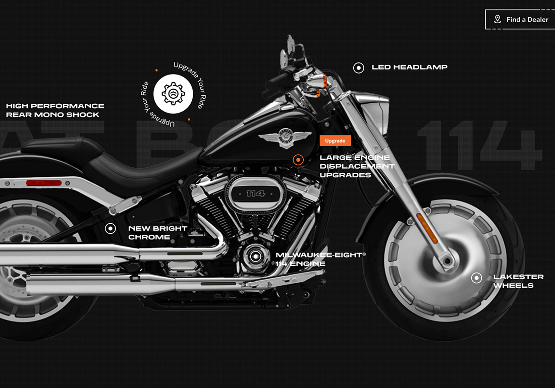 Harley-Davidson: H-D 21 Microsite