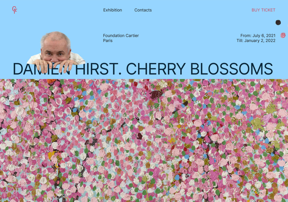 Damien Hirst. Cherry Blossoms