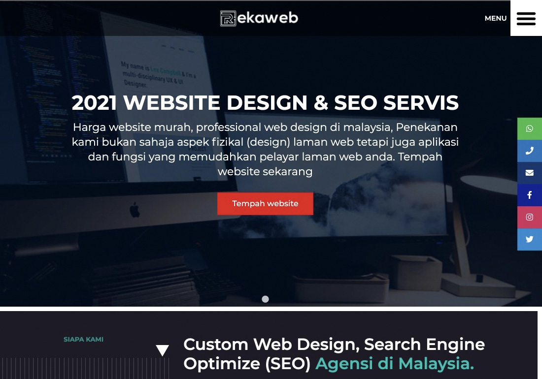 Rekaweb Web Design Malaysia