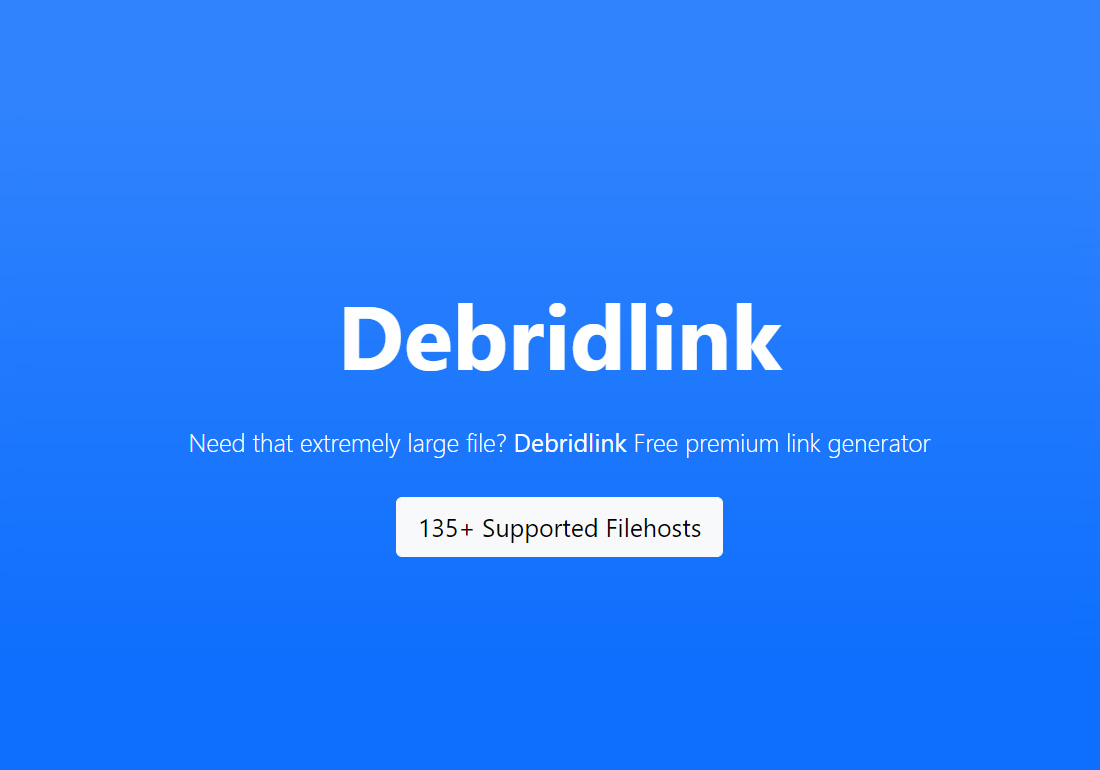 Debrid Premium Link Generator