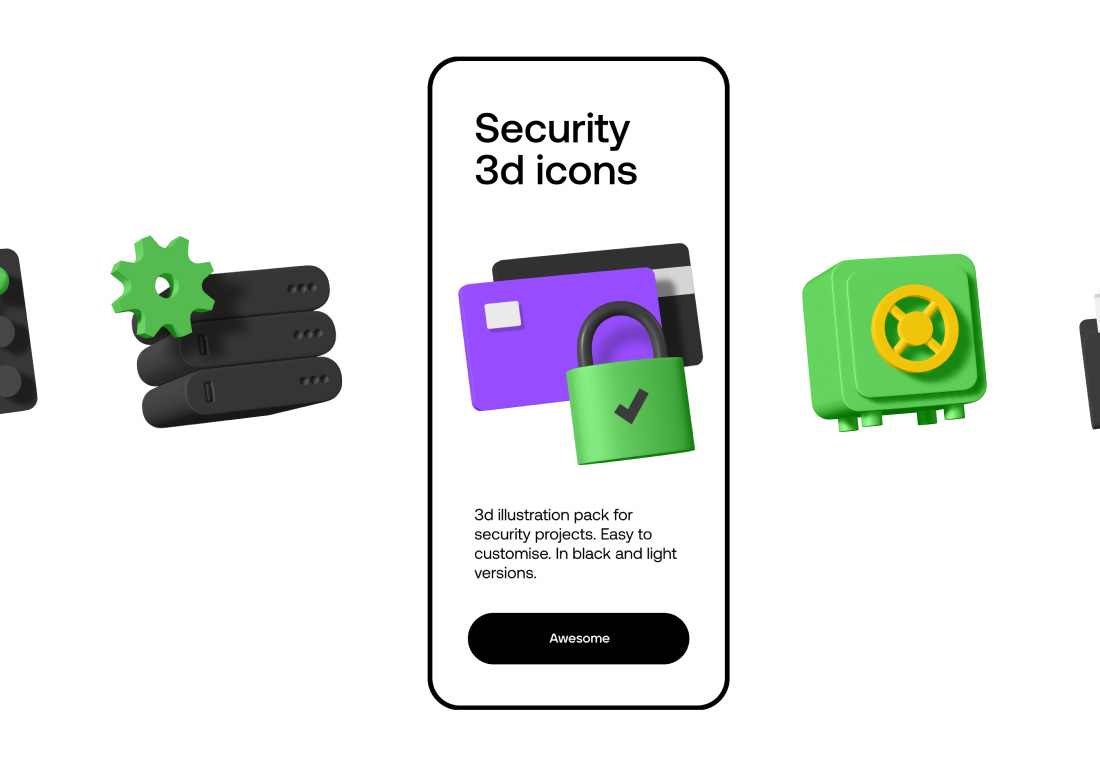 Security 3d icon