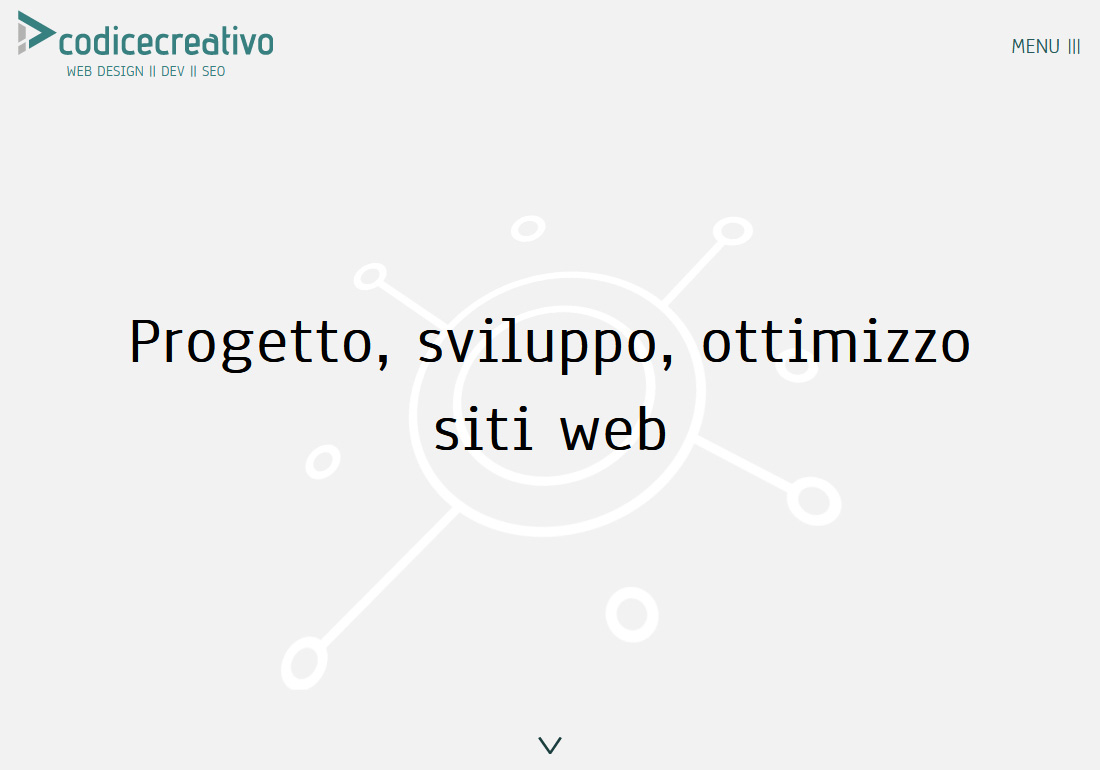 Codice Creativo, website portfolio