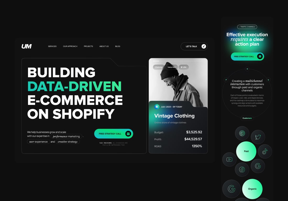 UM: Shopify marketing agency