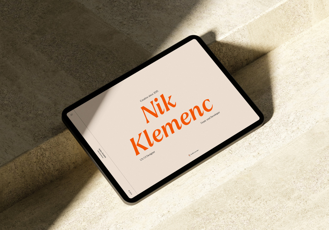 Online Portfolio // Nik Klemenc