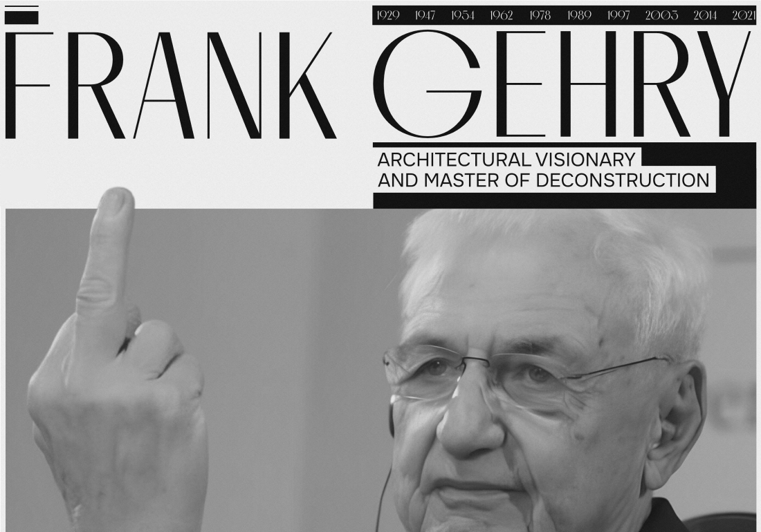 Frank Gehry is a pioneer of modern 