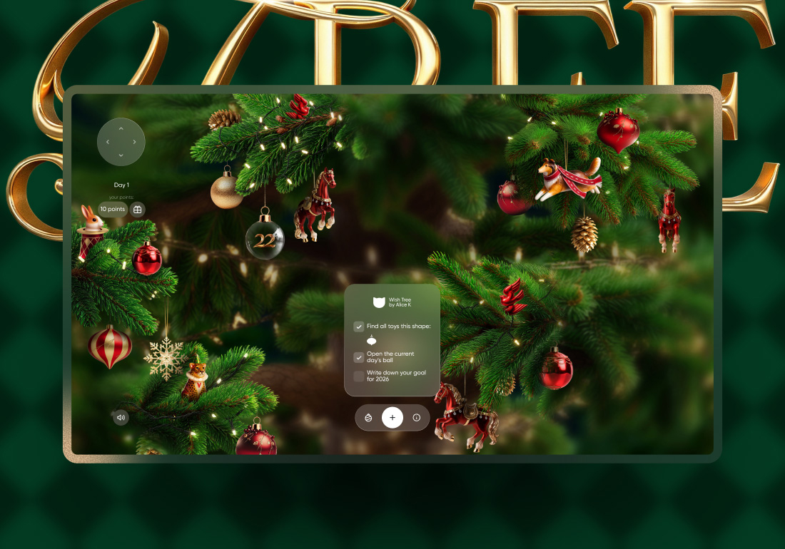 Wish tree with Alice K