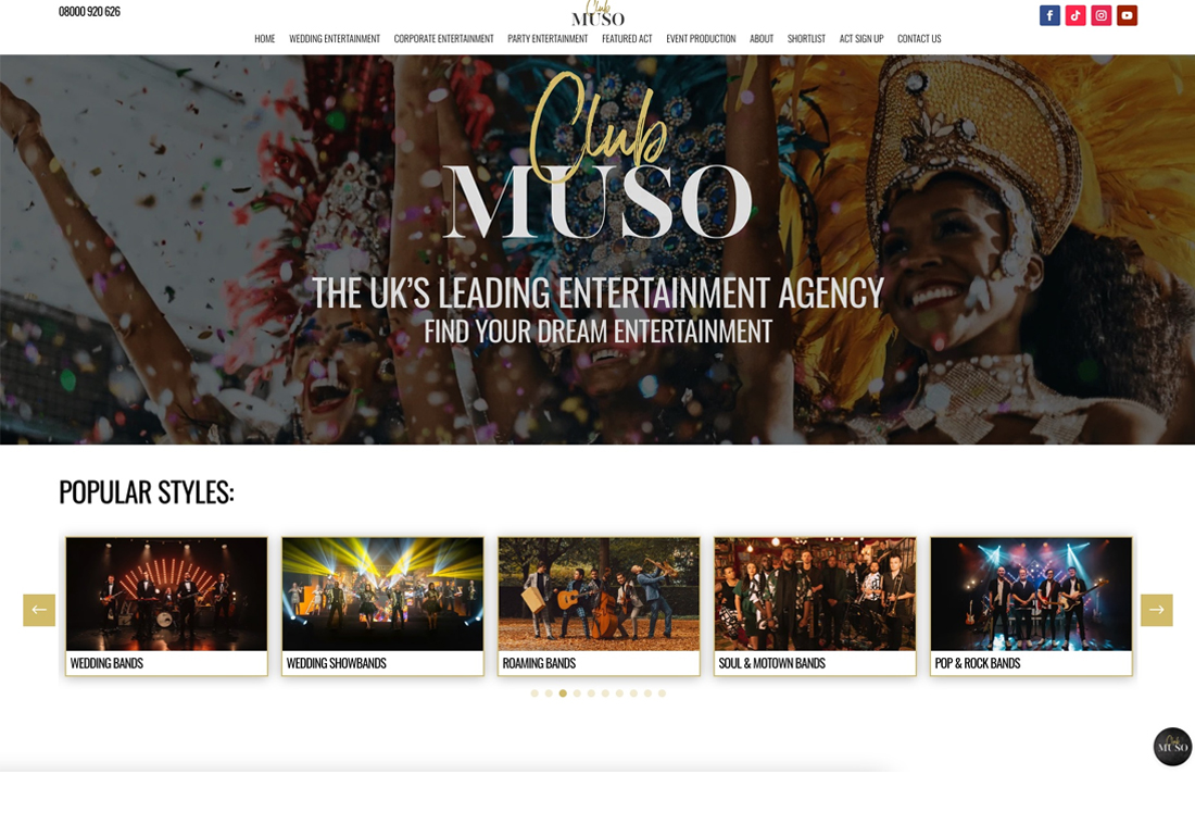 Club Muso - Entertainment Agency