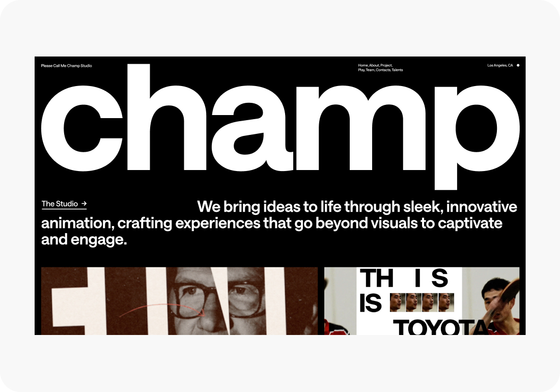 Please Call Me Champ Studio