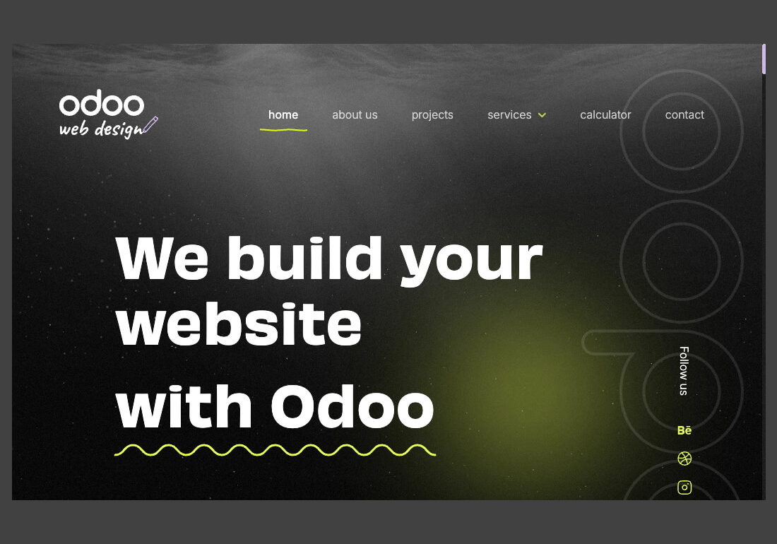 Odoo web design