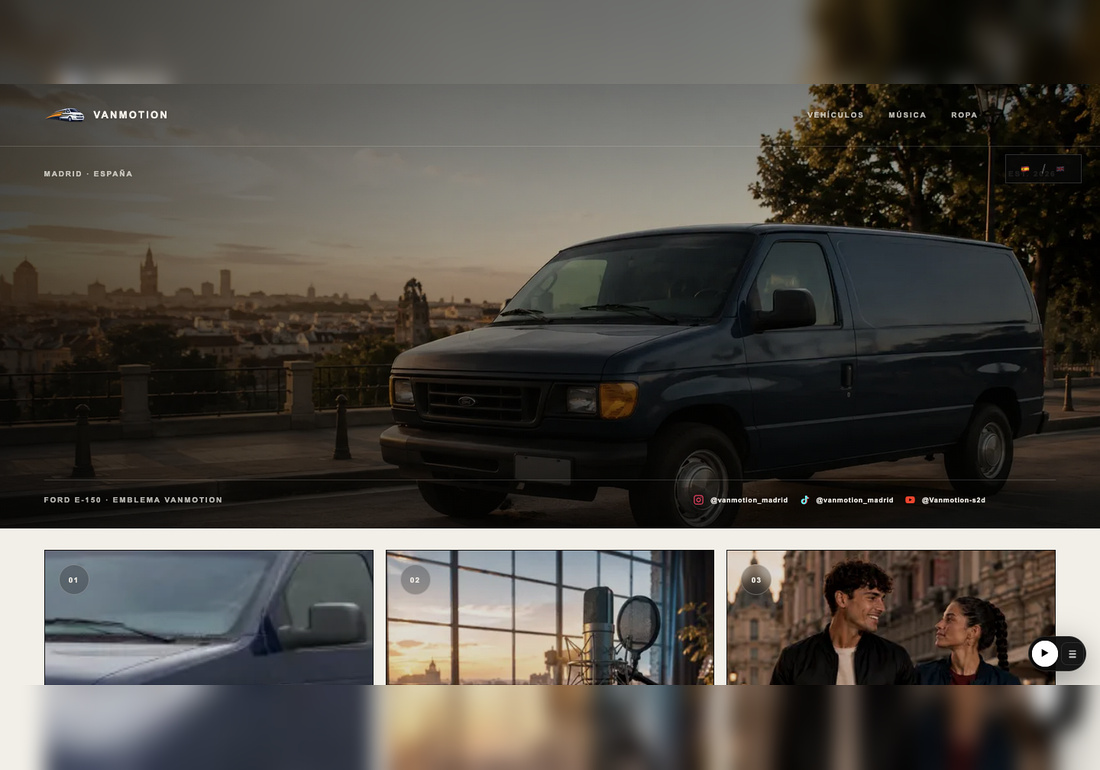 VANMOTION | Cars · Music · Clothing