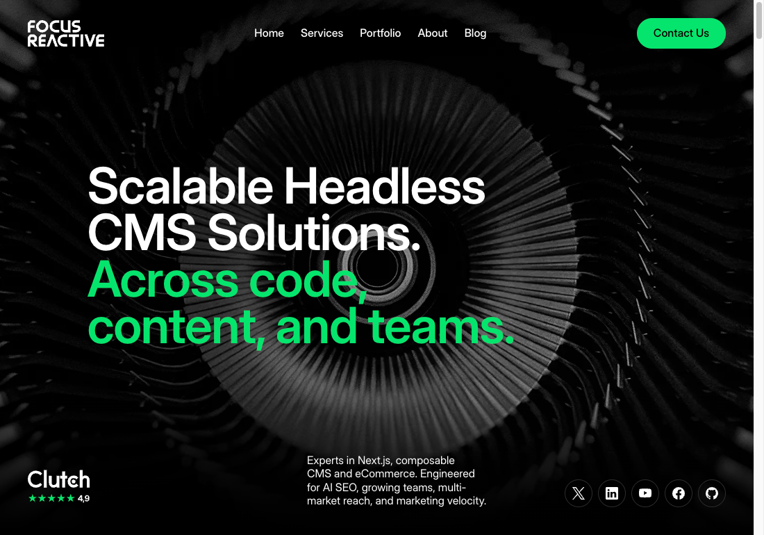FocusReactive: Headless CMS Company