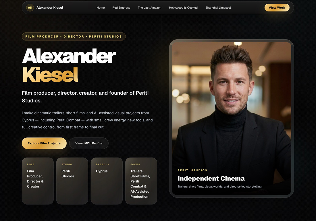 Alexaner Kiesel - Film Producer