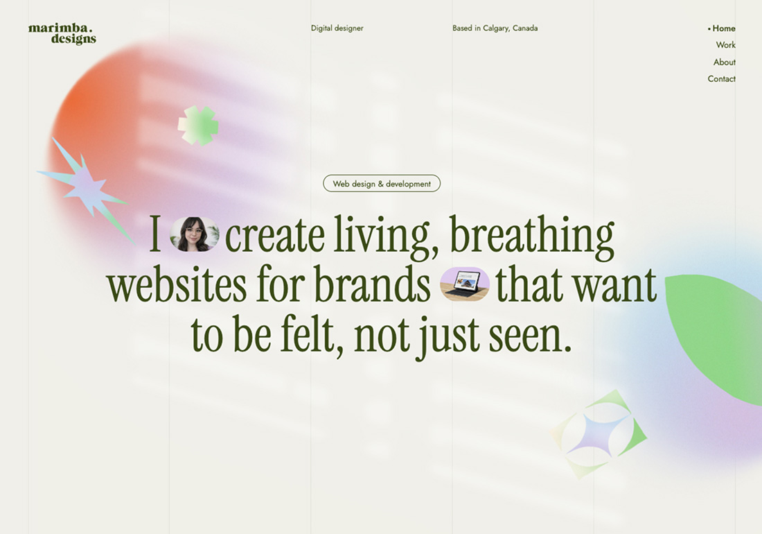 Marimba.Designs Portfolio Website