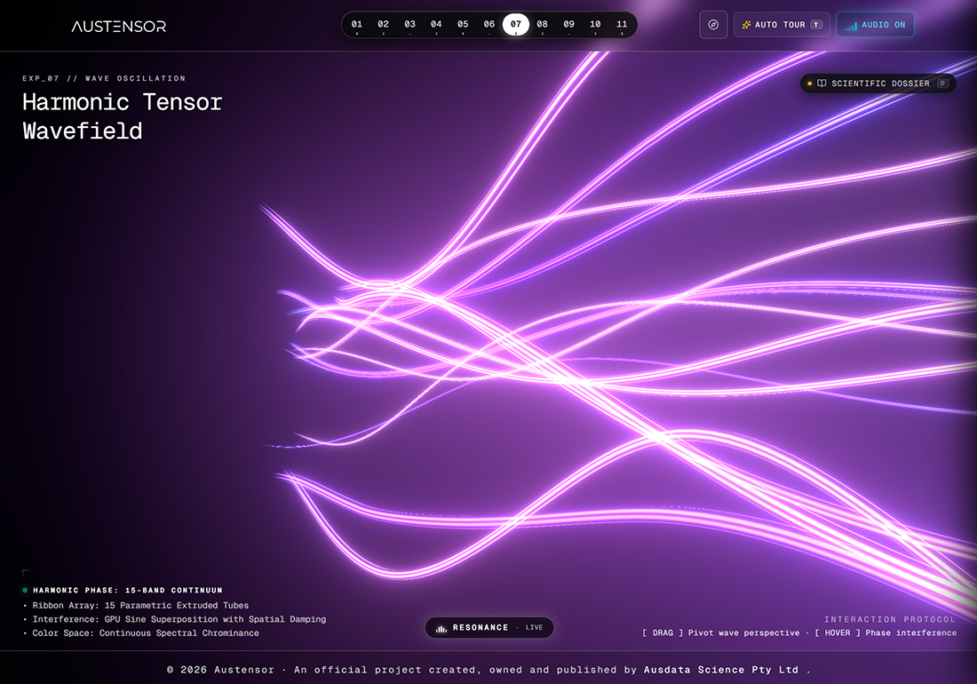 Austensor — AI & WebGL Art