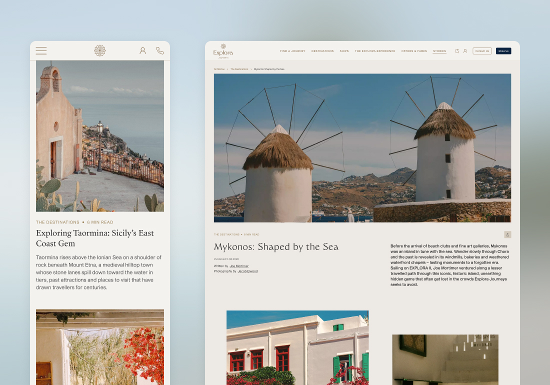 Travel Stories by Explora Journeys