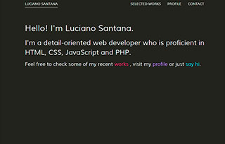 Luciano Santana | Web Developer