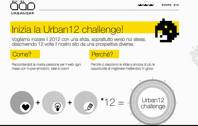 #Urban12 January: Challenge