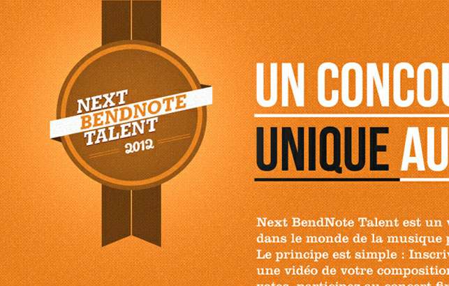 Next Bendnote Talent