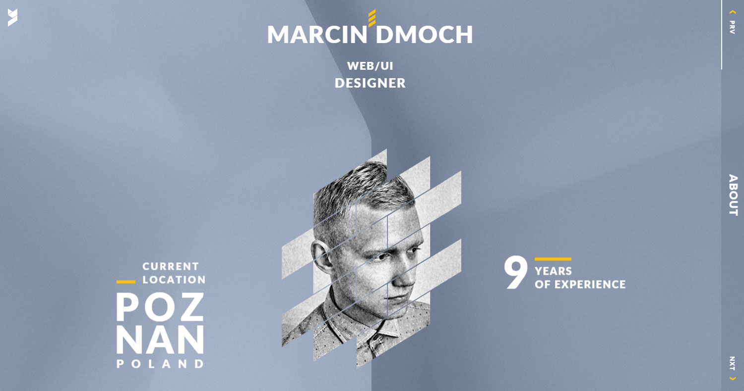 Marcin Dmoch Portfolio - Website of the Day