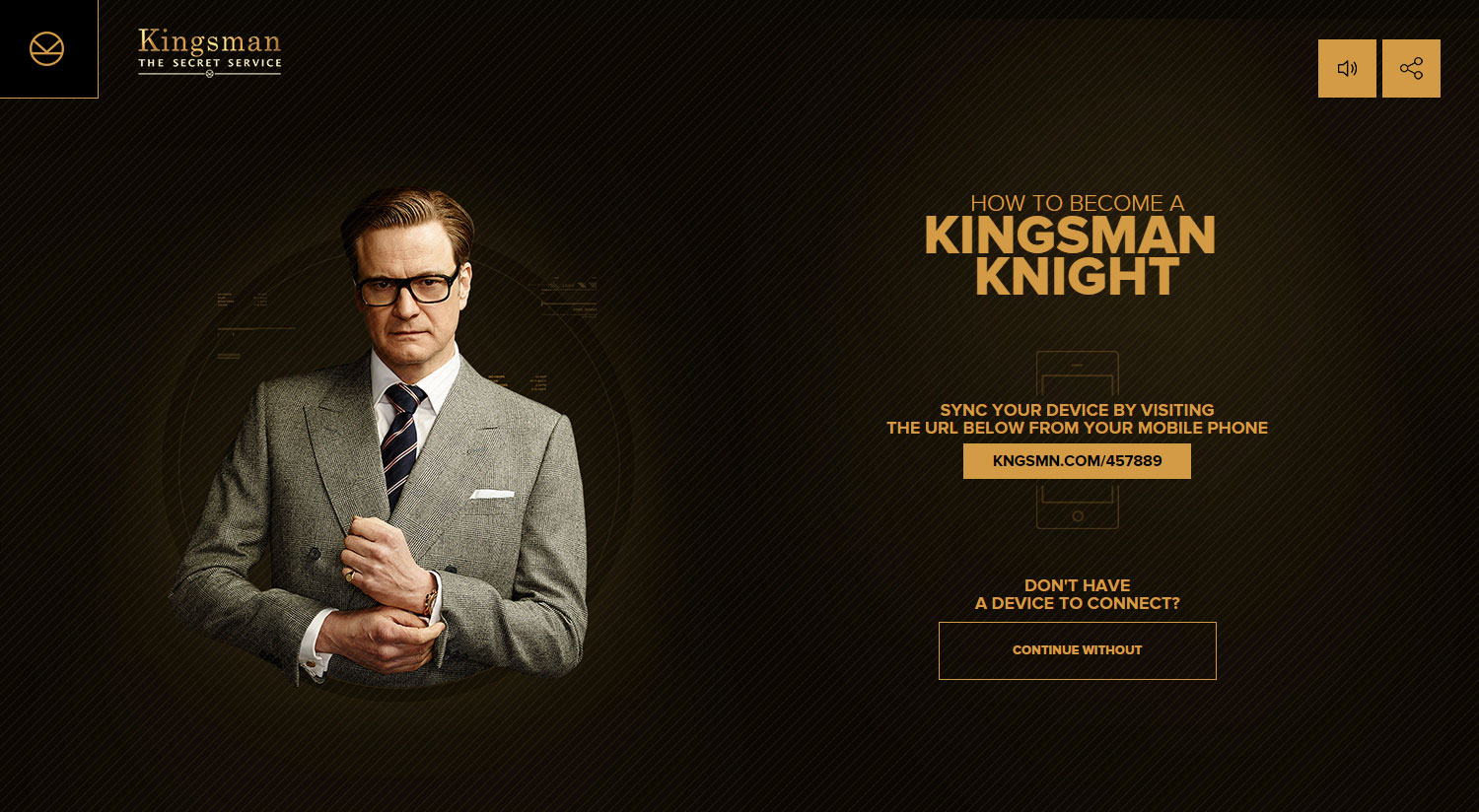 Become a Kingsman - Website of the Day