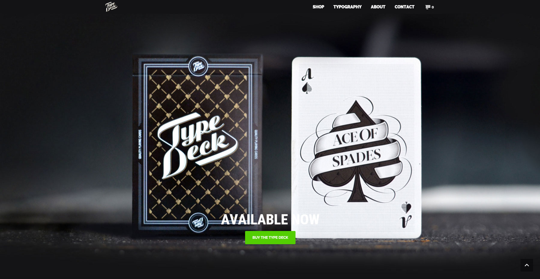 The Type Deck - Website of the Day