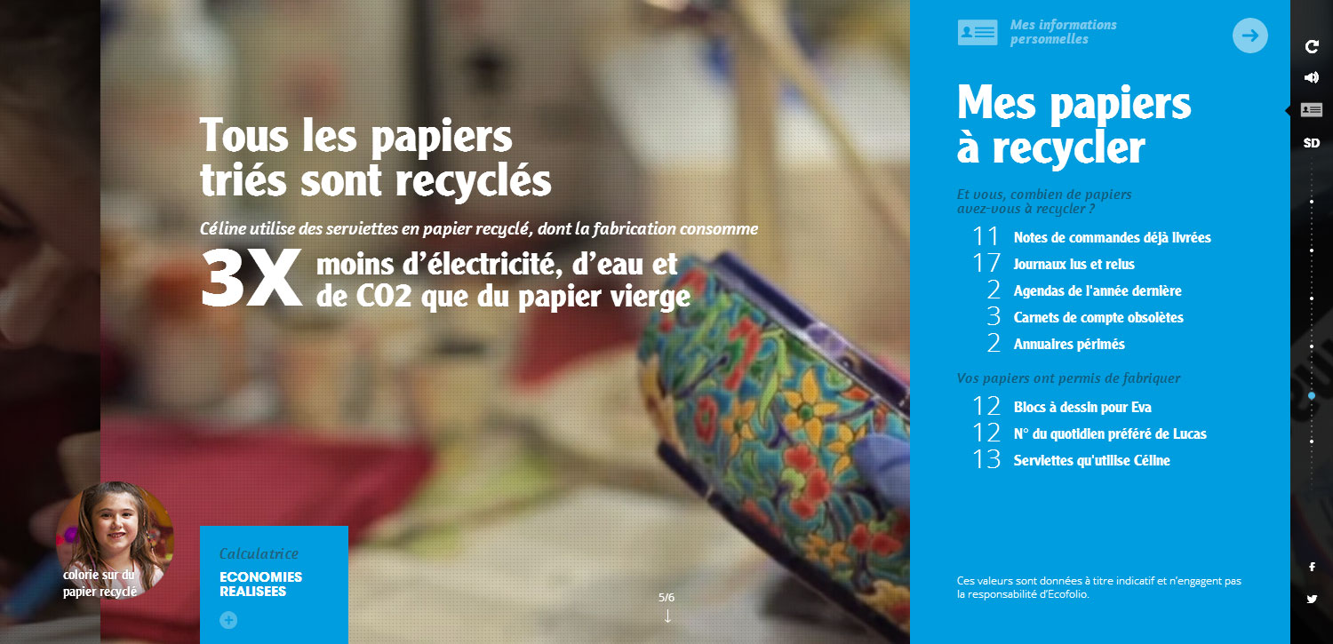 Recyclons nos papiers - Website of the Day