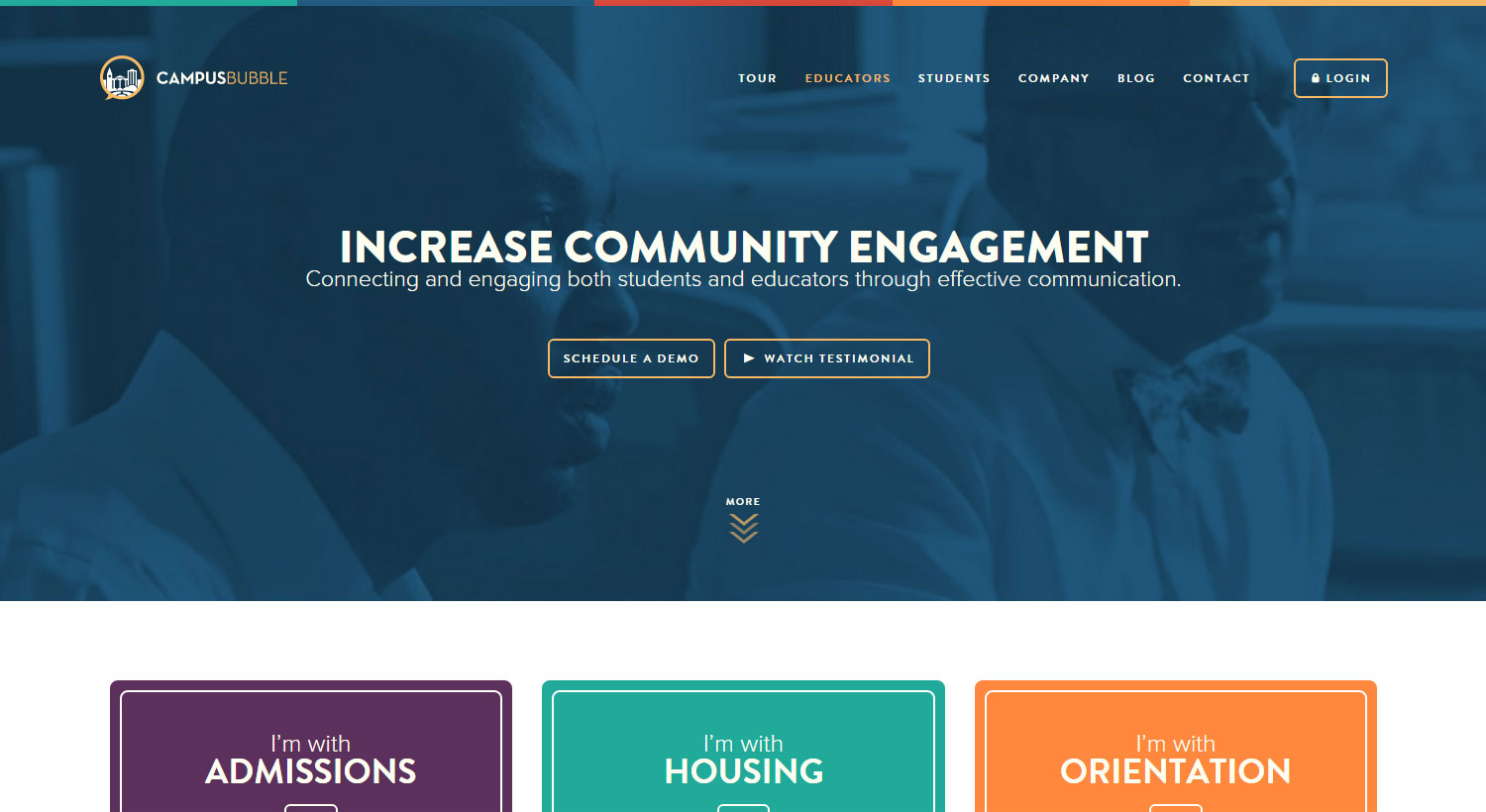 Campus Bubble V2 - Website of the Day