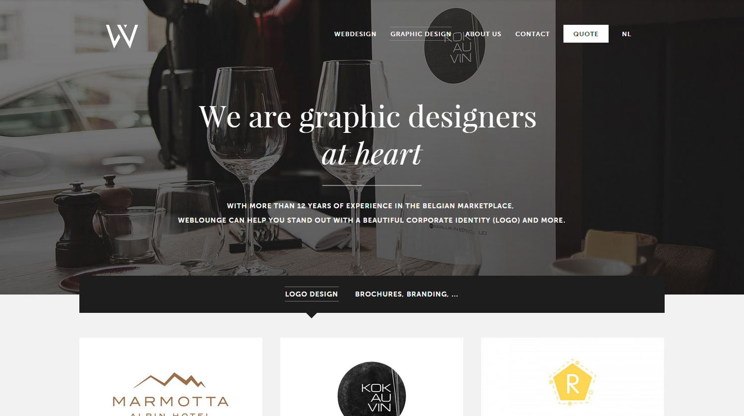 Webdesign Agency Weblounge - Website of the Day