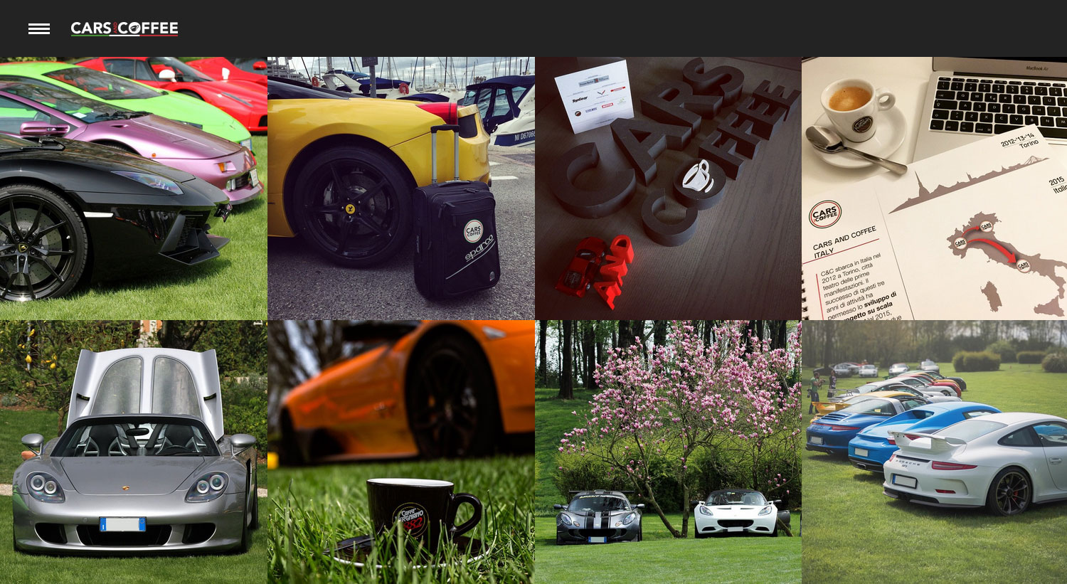 Cars and Coffee - Website of the Day
