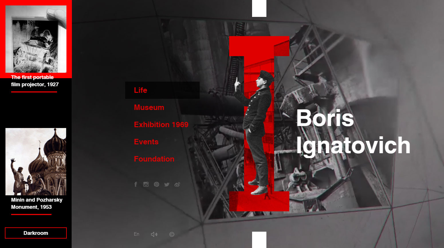 Innovator. Boris Ignatovich - Website of the Day