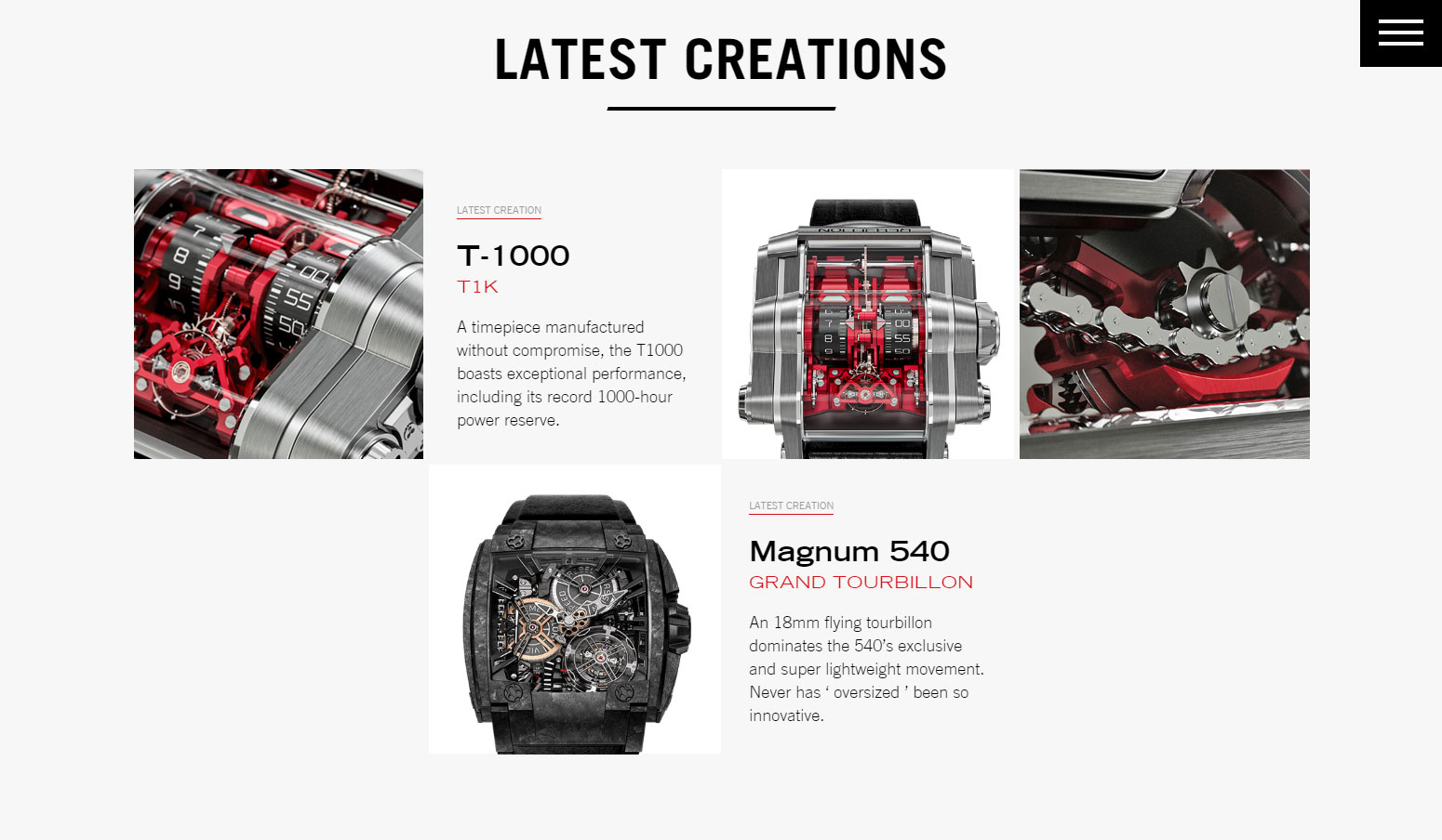 Rebellion Timepieces - Website of the Day