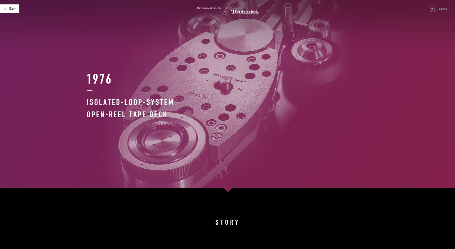 Technics 50th Anniversary - Website of the Day