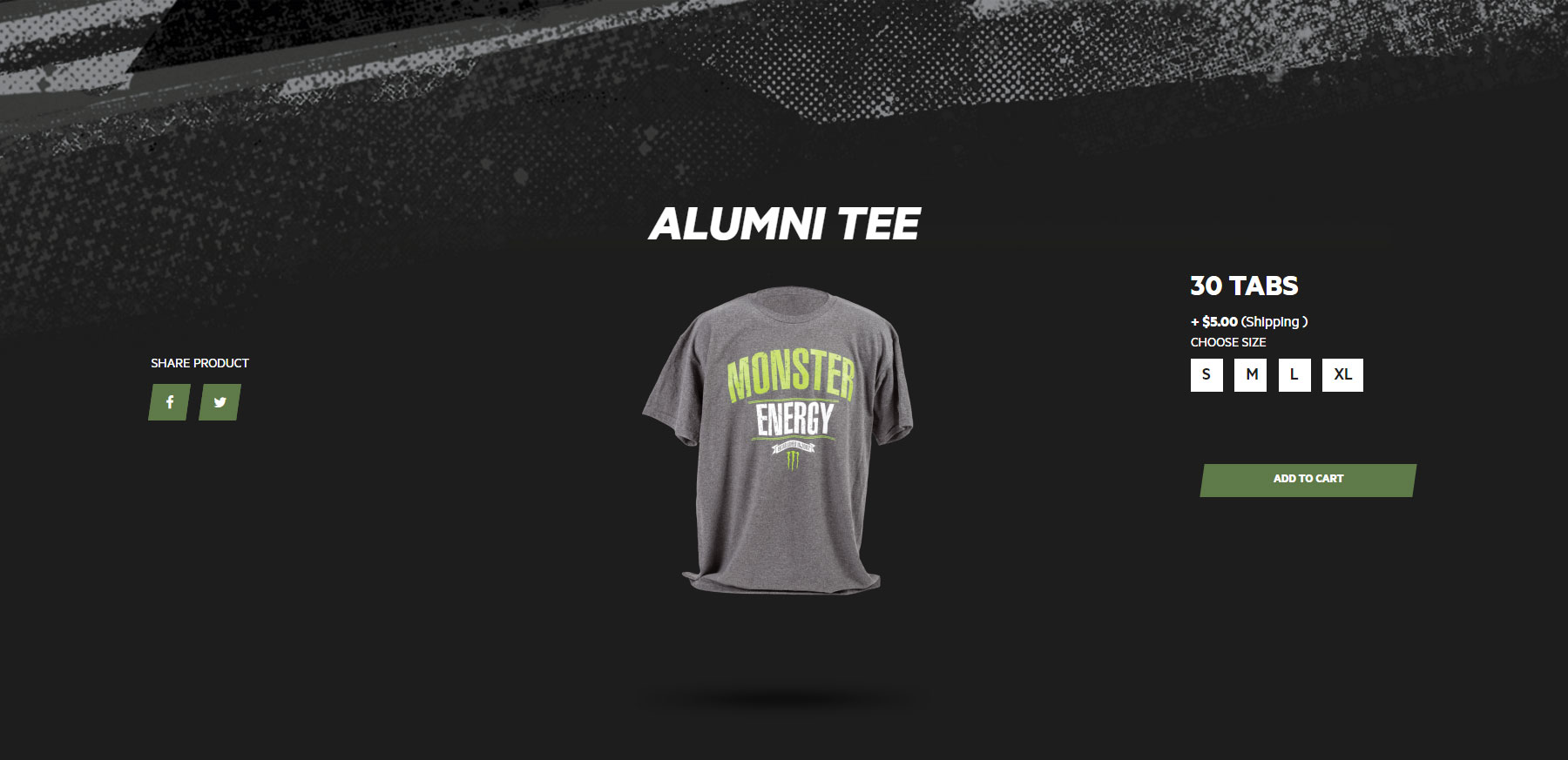 Monster Energy -Shirt Off Our Back! - Website of the Day