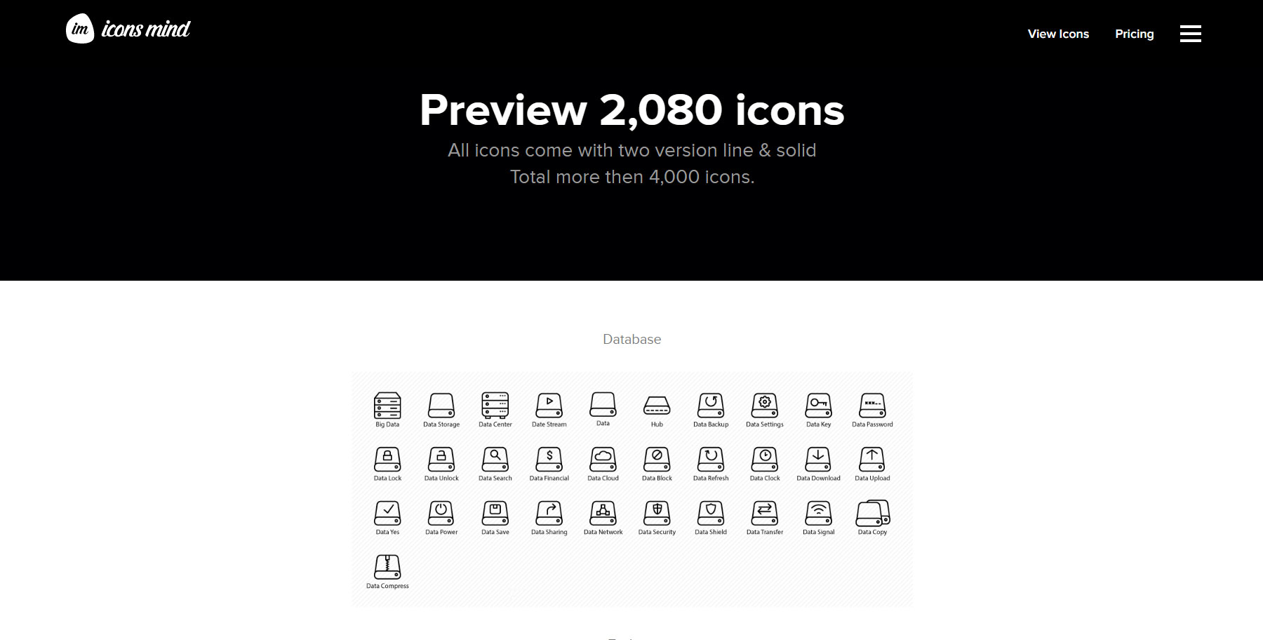 Perfect icons start with icons mind - Website of the Day