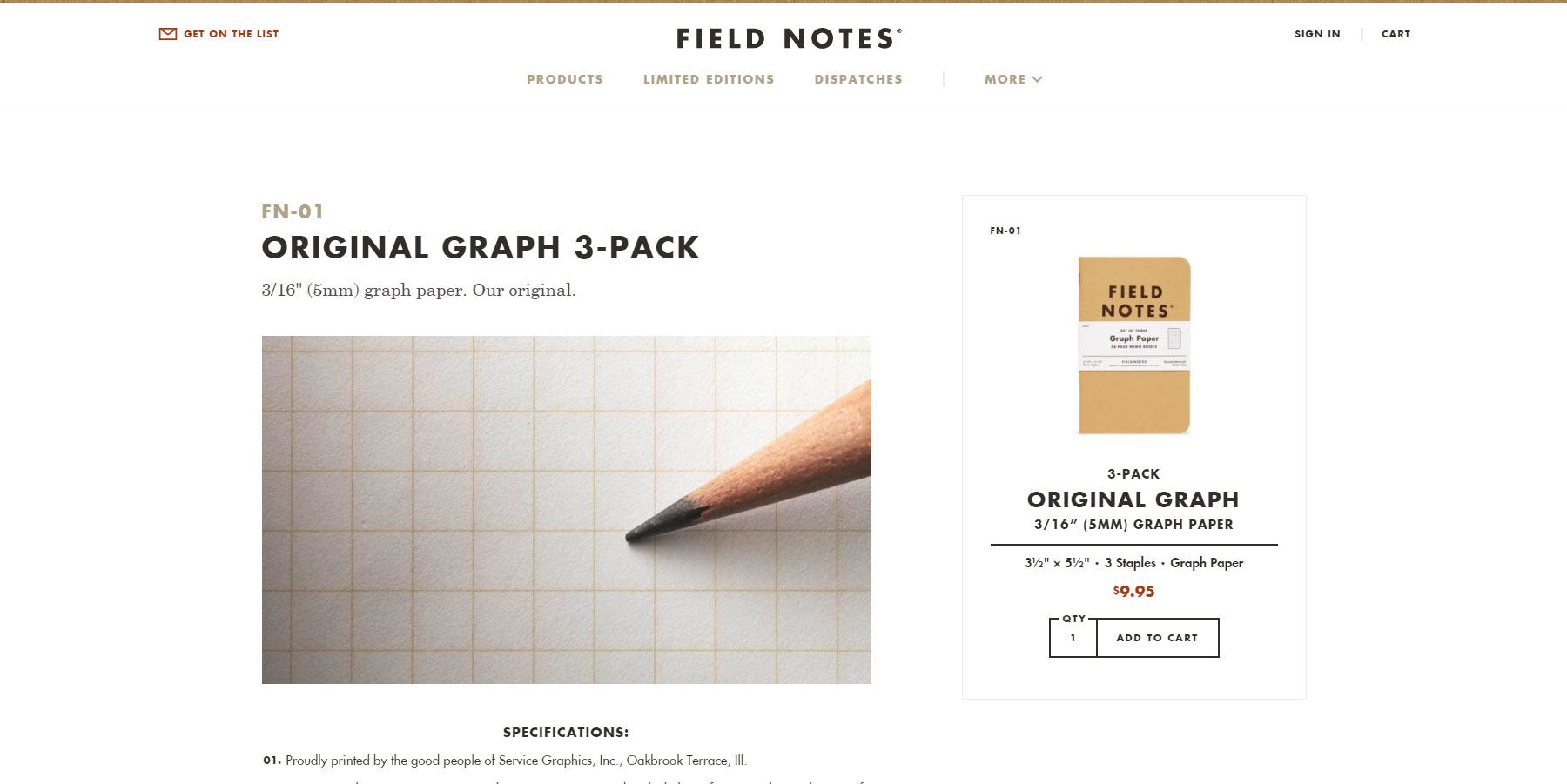 Field Notes - Website of the Day