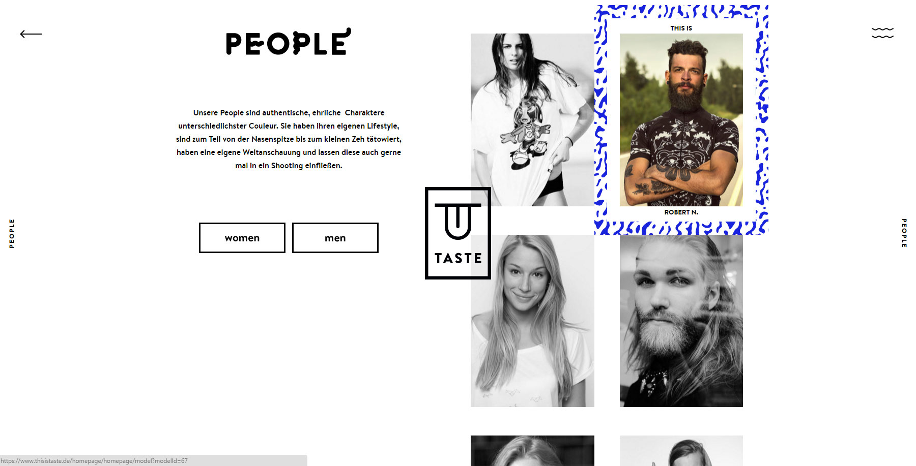 TASTE – Iconic People - Website of the Day
