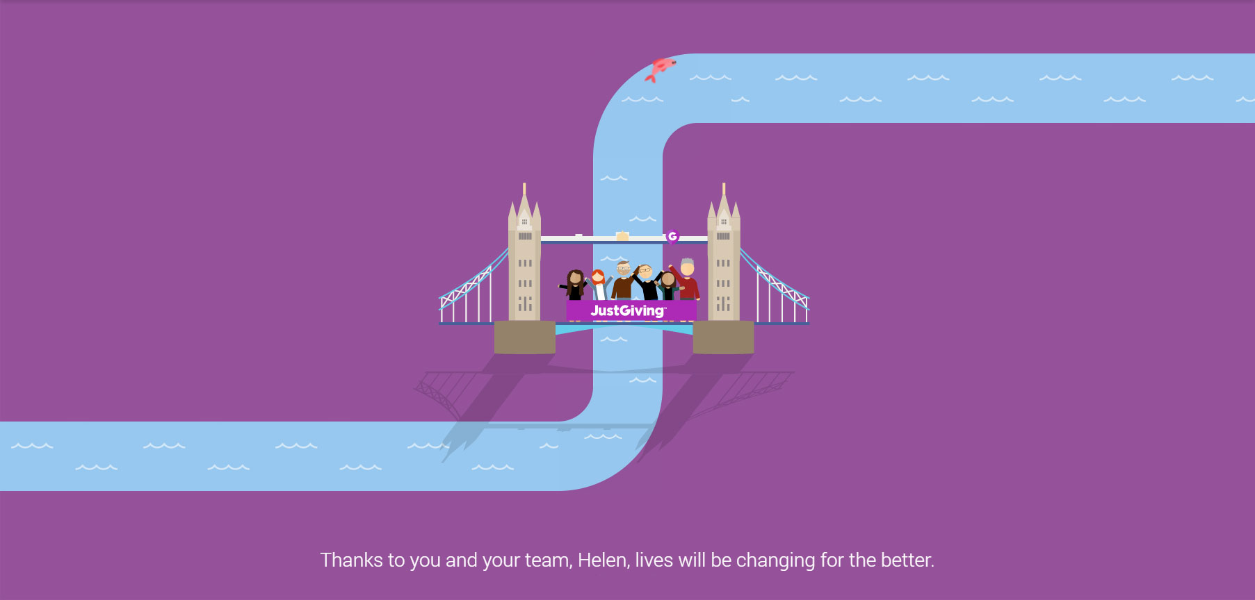 JustGiving: The Finish Line - Website of the Day