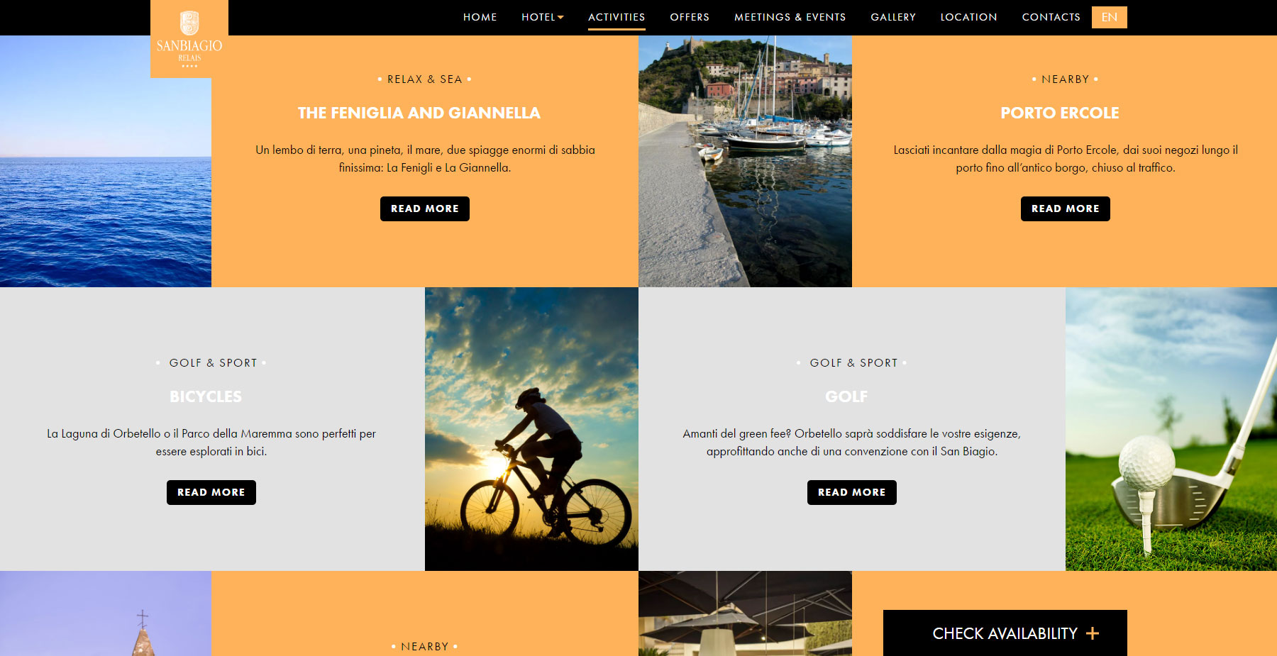 San Biagio Relais - Website of the Day