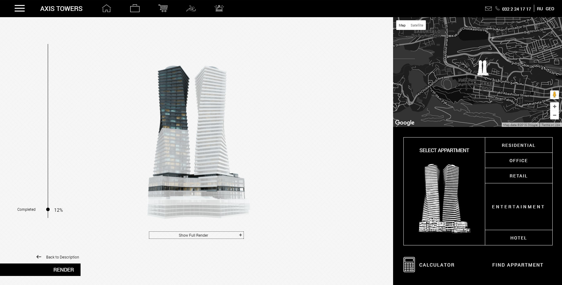 Axis Towers - Website of the Day