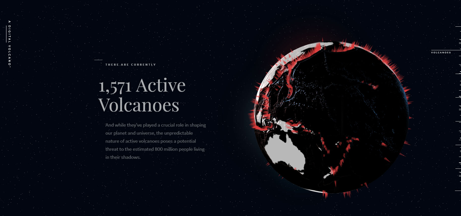 A Digital Volcano - Website of the Day