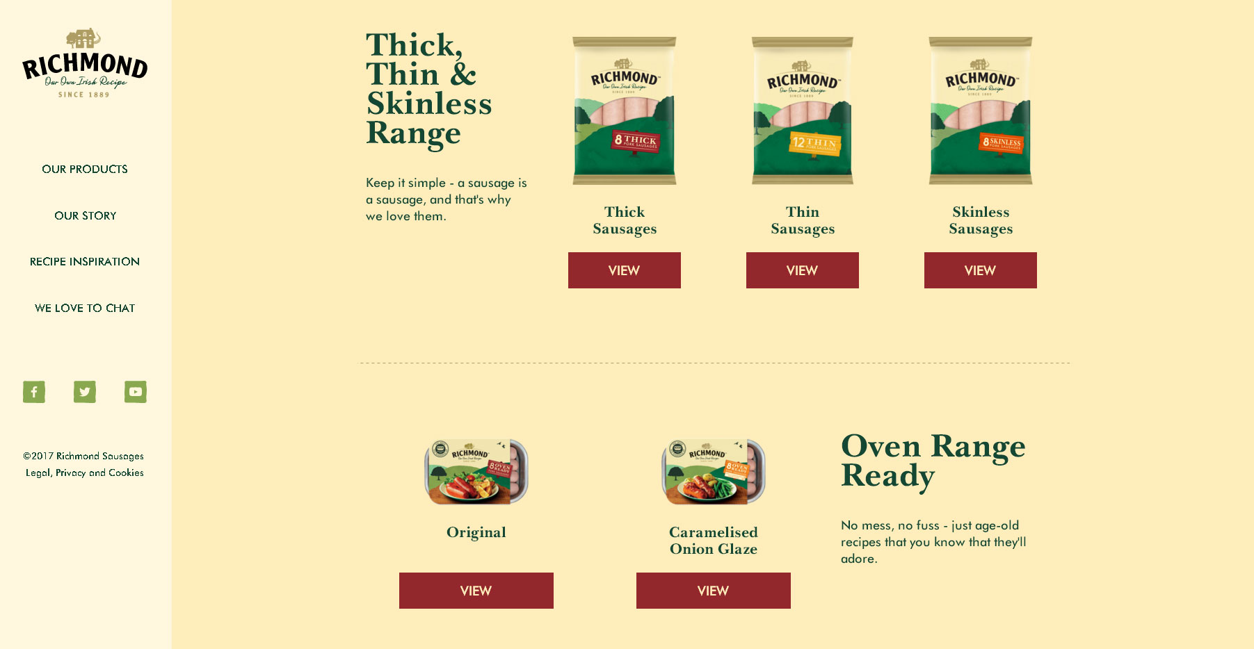 Richmond Sausages - Website of the Day
