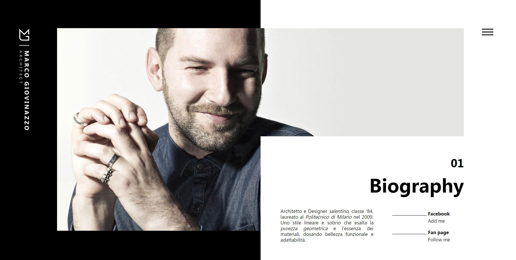 Marco Giovinazzo Architect - Website of the Day