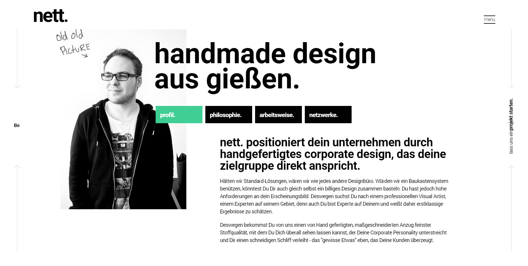 nett. design agency - Website of the Day