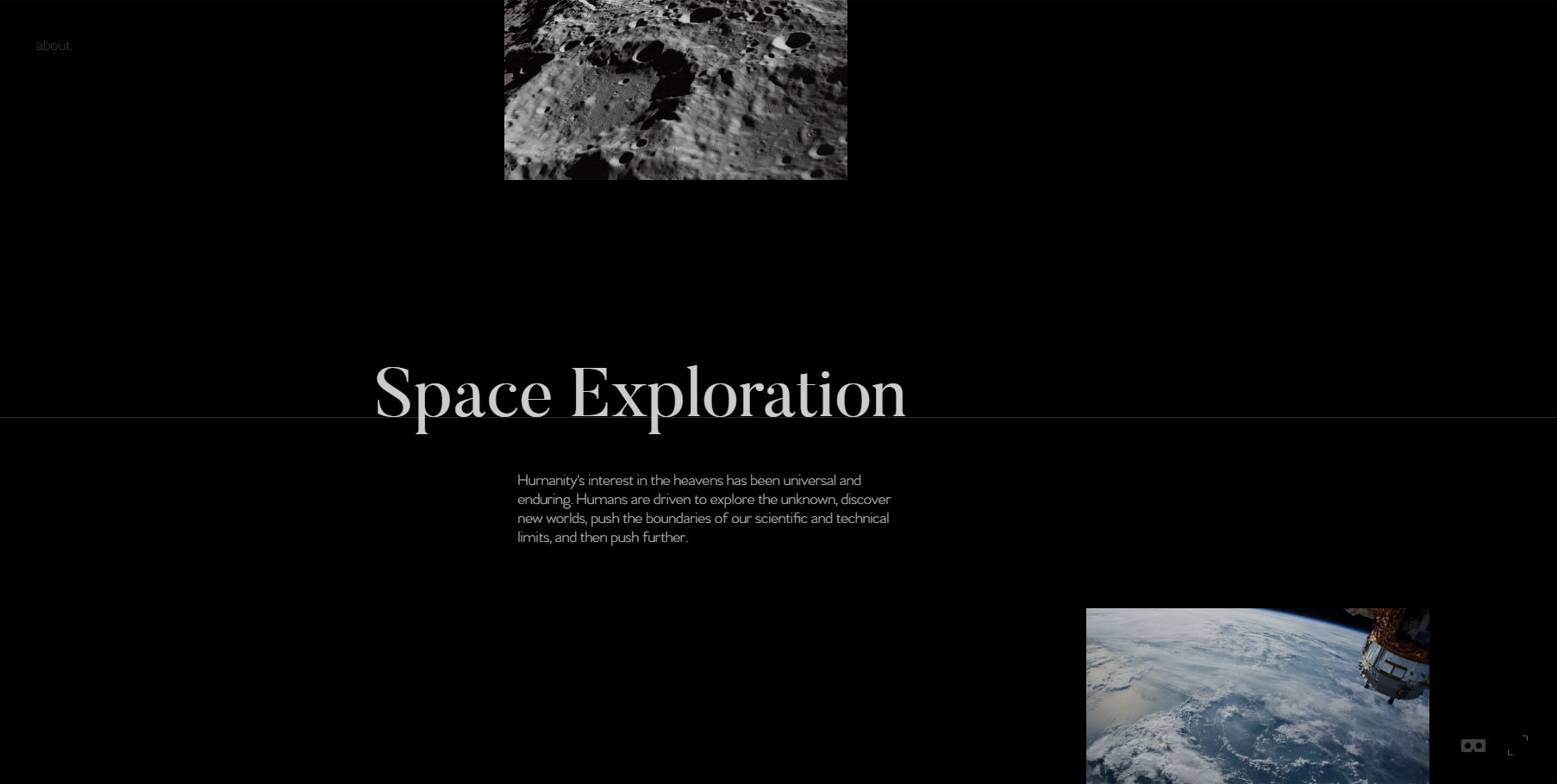 Space.io - Why we explore - Website of the Day