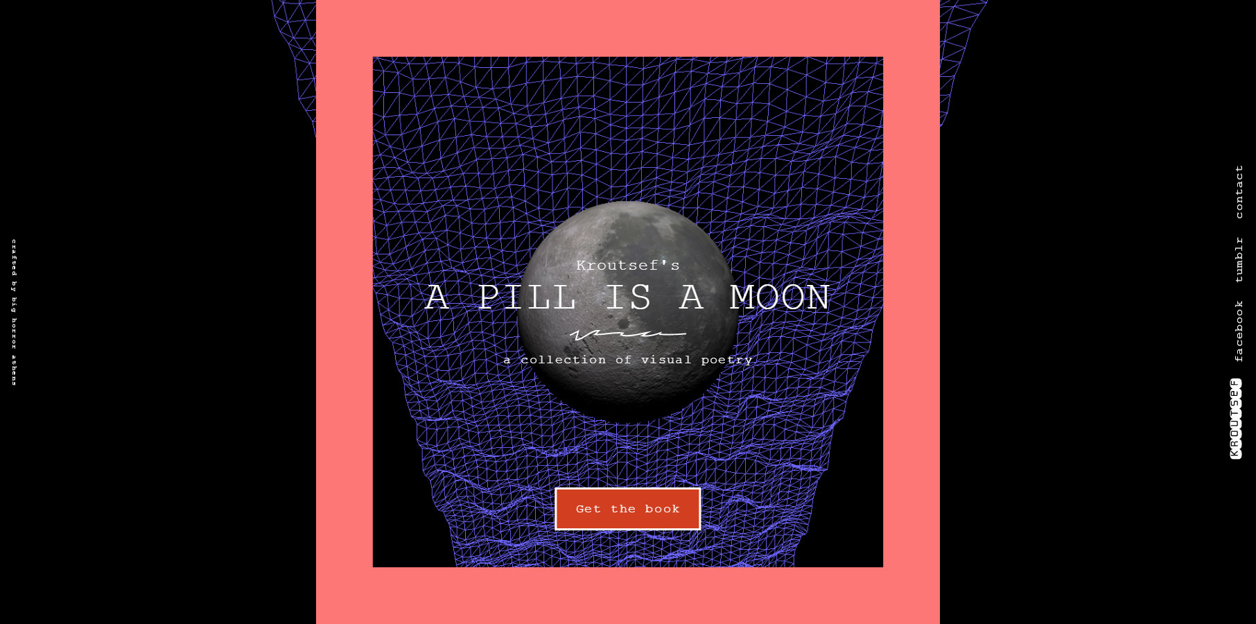 A pill is a moon - Website of the Day