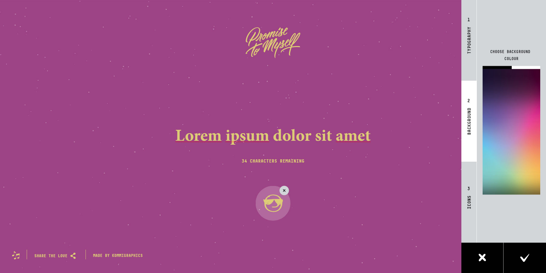Promise To Myself - Website of the Day
