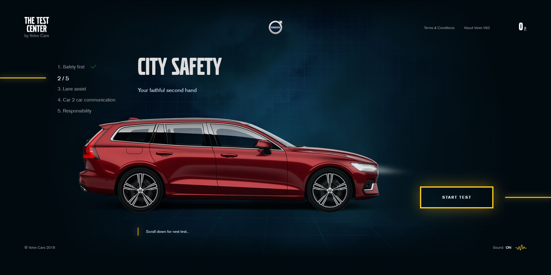 The Test Center by Volvo Cars - Website of the Month