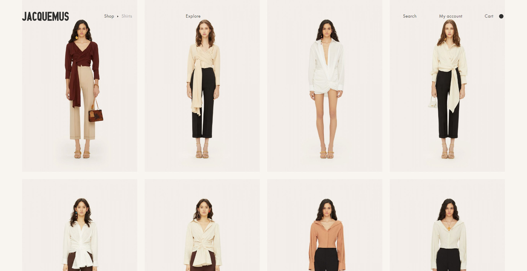 JACQUEMUS - Website of the Day