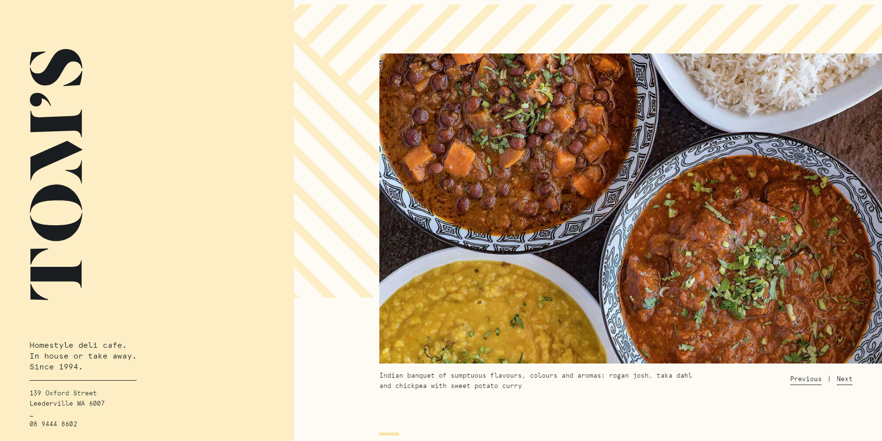 Tom’s Wholesome Food - Website of the Day